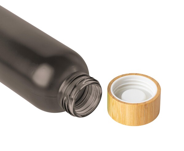 Glass drinking bottle (500 ml) Levi - Black