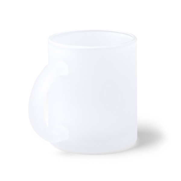 Personalised glass mug 350 ml ice effect