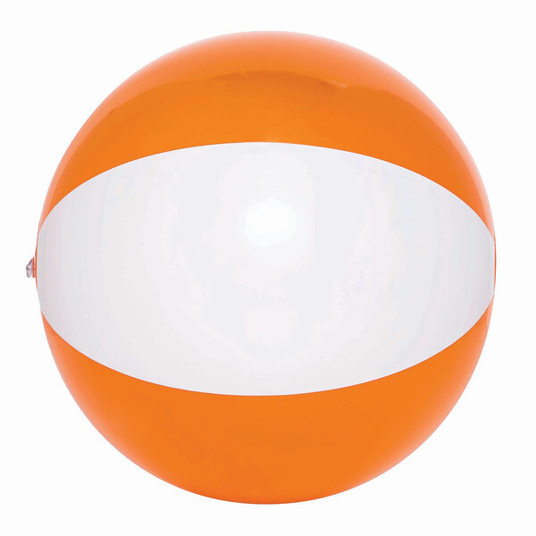 Beach Ball Ocean - Transparent Orange / White
