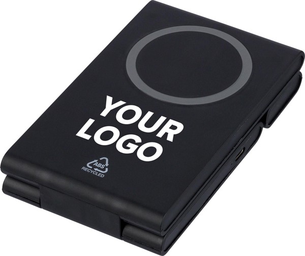 Recycled ABS 3-in-1 magnetic wireless charger Valerio