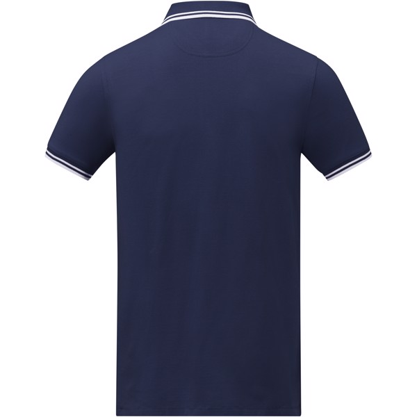 Polo tipping da uomo a manica corta da 200 g/m² Amarago - Navy / XS