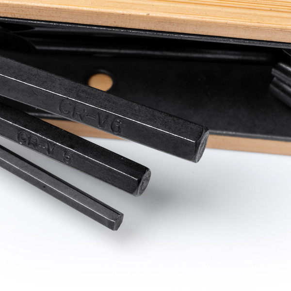 Personalised stainless steel multi-tool with 9 functions in eco box