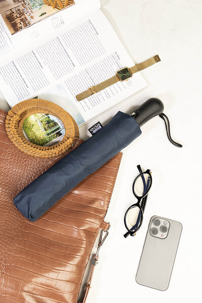 Parapluie En Rpet Folmax - Bleu Foncé