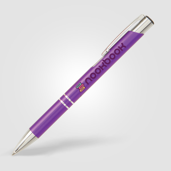 Stylo Crosby Mat - Violet / Jet d’encre 4 couleurs