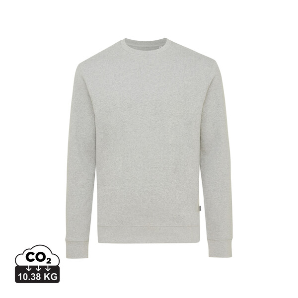 Nebarvená mikina IQONIQ Denali z recykl. bavlny - Heather Grey / XS