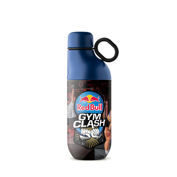 HOOKIPA M - 360° - BND877M - Bouteille et gobelet 2 en 1 (500 ml / 370 ml) Double paroi en acier inoxydable recyclé et ABS