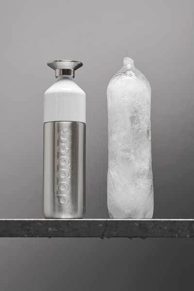 Dopper Steel 800 ml - Silver / White