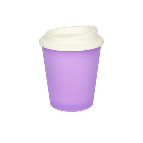 Kaffeebecher "Premium" Frozen, Small - Flieder-Transp.