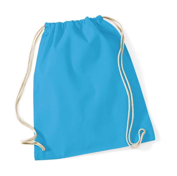Cotton Gymsac - Pastel Mint / White / ONE SIZE