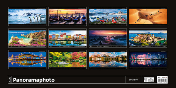Nástěnný kalendář Panoramaphoto 2027