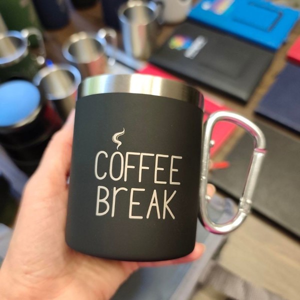 300 ml Magaro steel mug - Black
