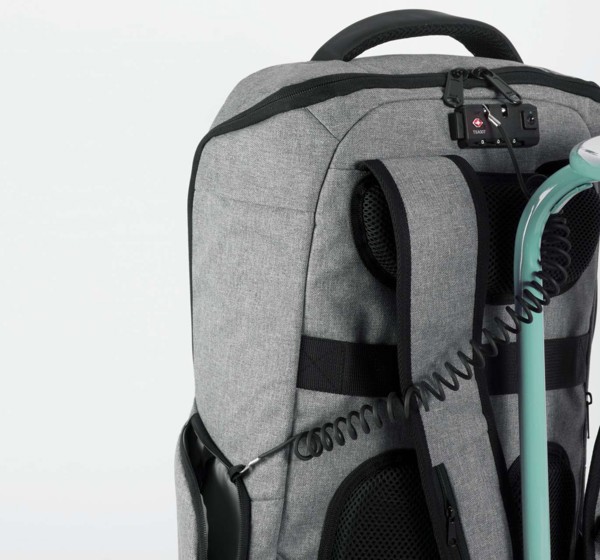 Anti-Theft Backpack - Graphite Grey Heather / Black