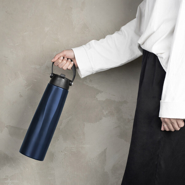 CALYPSO 880XXL - 360° - BND880XXL - Bouteille de sport en acier inoxydable recyclé à double paroi et sous vide, 1 litre/33 oz