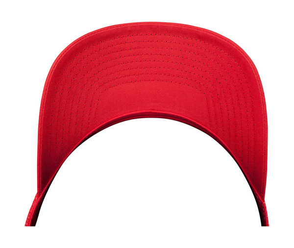 Retro Trucker Colored Front - Red / White / Red / ONE SIZE