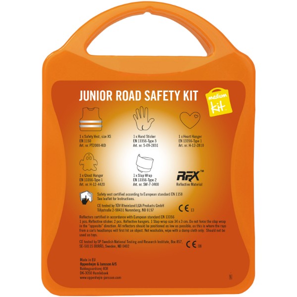 MyKit M Segurança rodoviária crianças - Laranja transparente