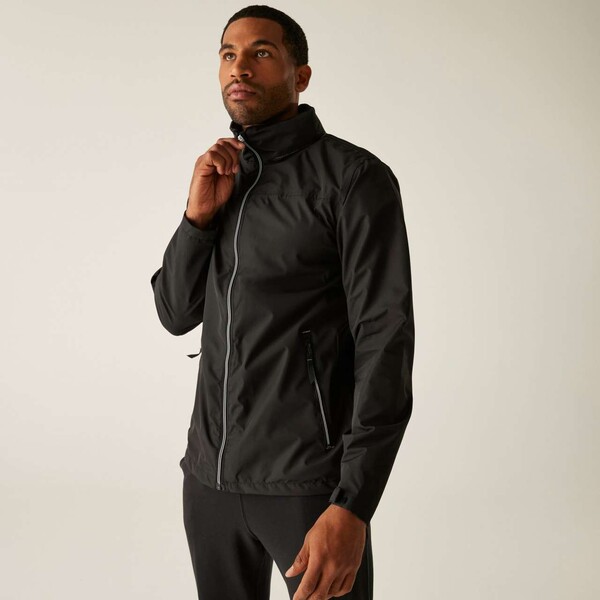 Ascender Waterproof Shell Jacket - Navy / Classic Red / 2XL