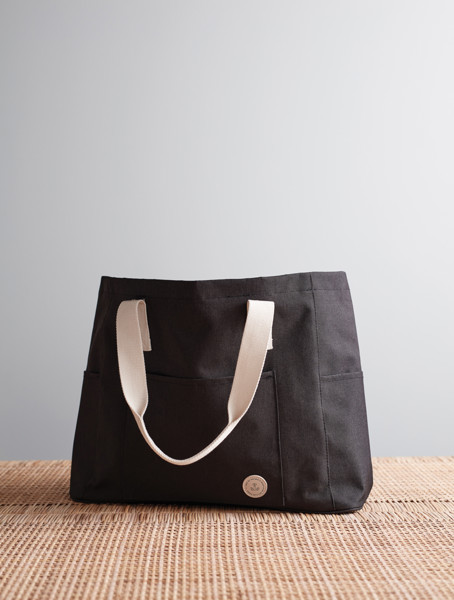 VINGA Sortino beach bag - Black