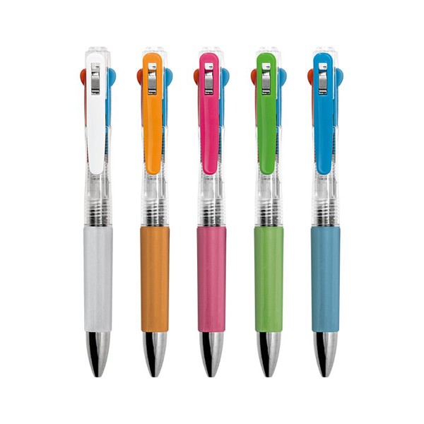 STYLO BILLE 3 COULEURS - Translucide