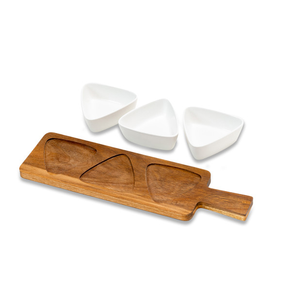 Nardo tray with bowls