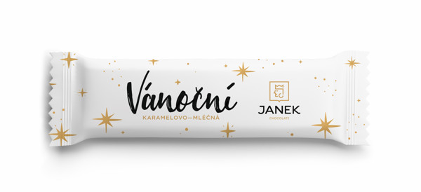 Vianočná karamelovo-mliečna tyčinka