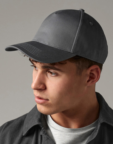 Urbanwear 5 Panel Snapback - White / ONE SIZE