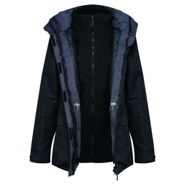 Women's Benson Iii - Breathable 3 In 1 Jacket - Black / Black / 2XL