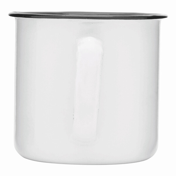 Enamel Mug Retro Cup - White