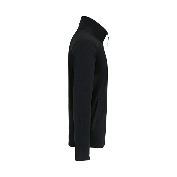 Veste polaire à fermeture éclair longue KA9102 - Noir / L