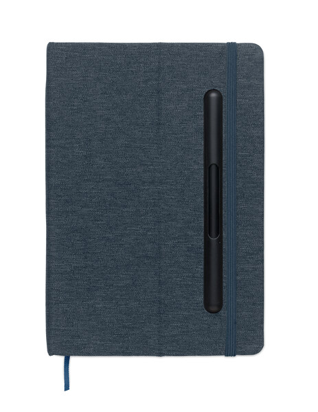 Cahier A5 support de téléphone Rinbook - Bleu Marine