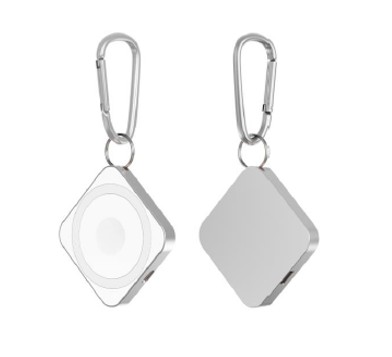 Magsafe kľúčenka s bezdrôtovou nabíjačkou 2v1 - SILVER