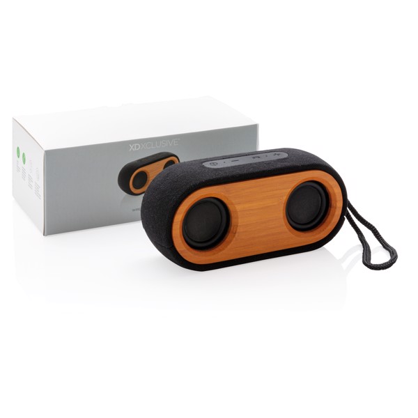 Bamboo X dobbelthøjtaler, sort