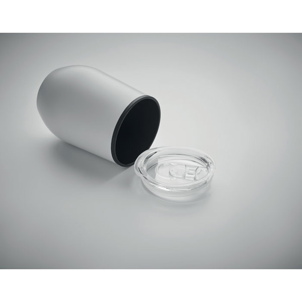 Chin Chan travel mug, stainless steel, 350 ml - White