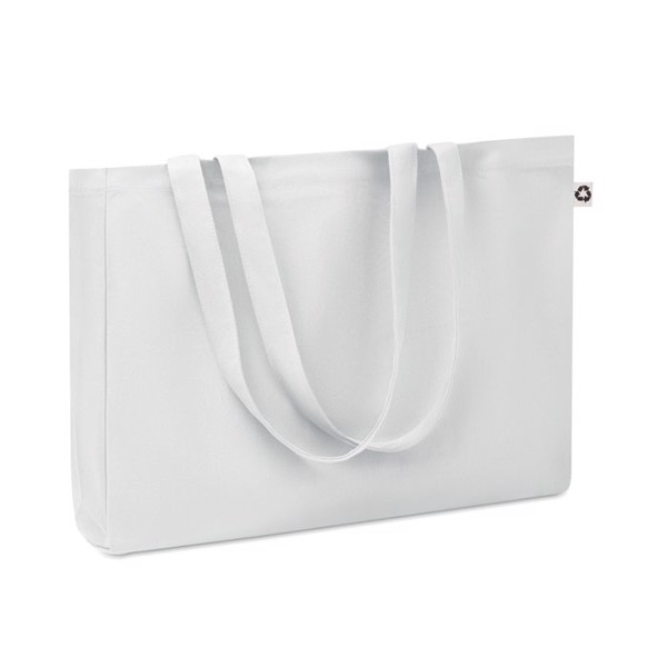 Canvas Recycled bag 280 gr/m² Respect Coloured - White