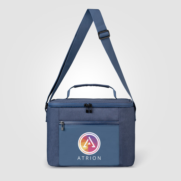 Sac City Pack 600D rPET isotherme à fermeture éclair - 10 L -Goodpens - Bleuet 