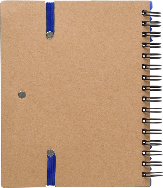 Recycled paper notebook - Blue