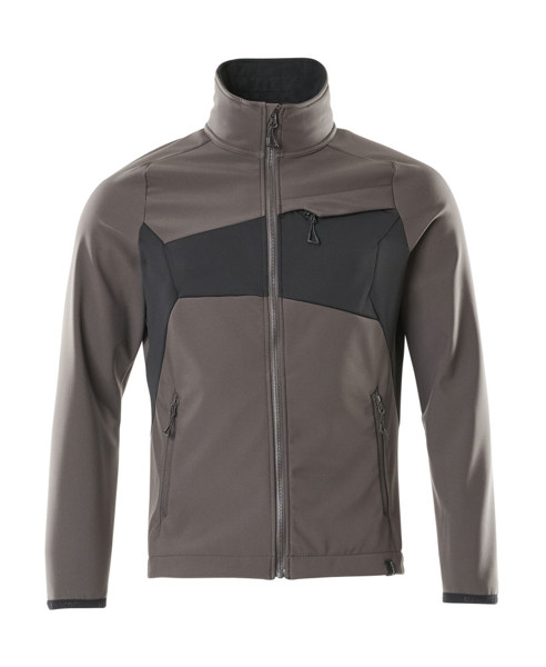 Jachetă Softshell - MASCOT® - Dark Anthracite / Black