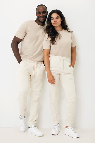 Iqoniq Cooper recycled cotton jogger - Natural Raw / S