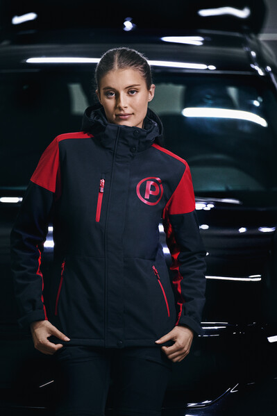 Prime Padded Softshell Lady Black/Anthra 3XL