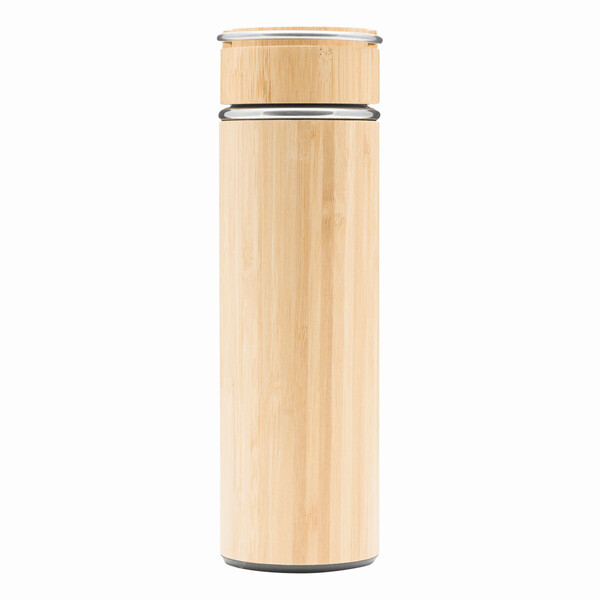 Insulated Travel Mug Bamboo Hot