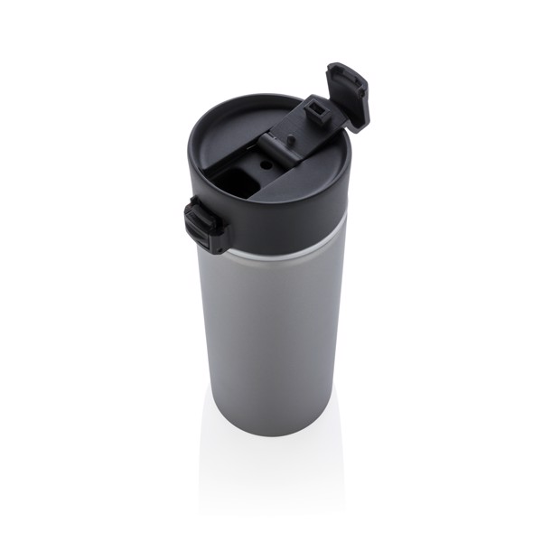 Bogota vacuum coffee mug with ceramic coating - Grey