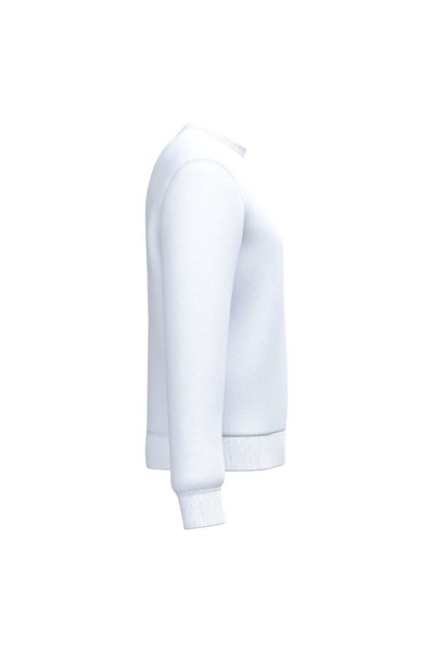 Unisex Basic Round Neck Tubular Sweatshirt - Ideal White / S
