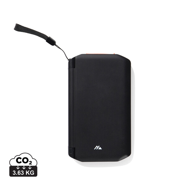 Nordic Drift Titan 10.000mAh solar powerbank met 3 panelen