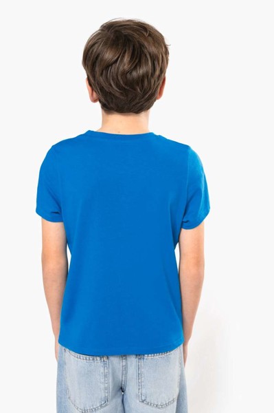 Kids' Bio150ic Crew Neck T-Shirt - Light Royal Blue / 12/14