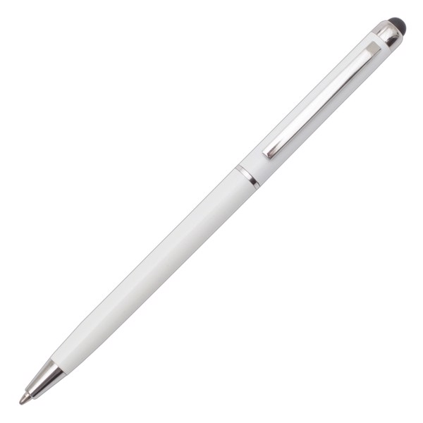 Touch Point plastic ballpen - White