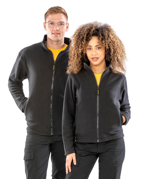 Ladies Horizon High Grade Microfleece Jacket - Black / L