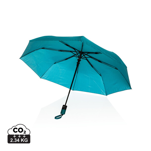 21" mini auto-open deštník Impact ze 190T RPET AWARE™ - Verdigris
