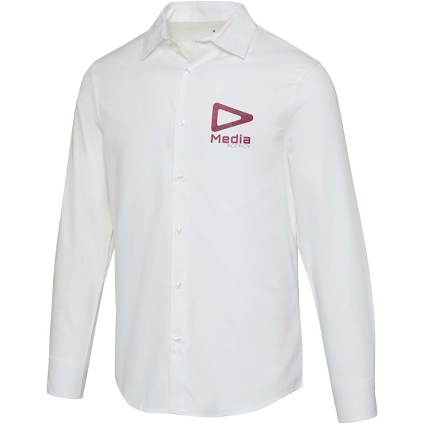 Camicia in twill da uomo Citrine - Bianco / XXL