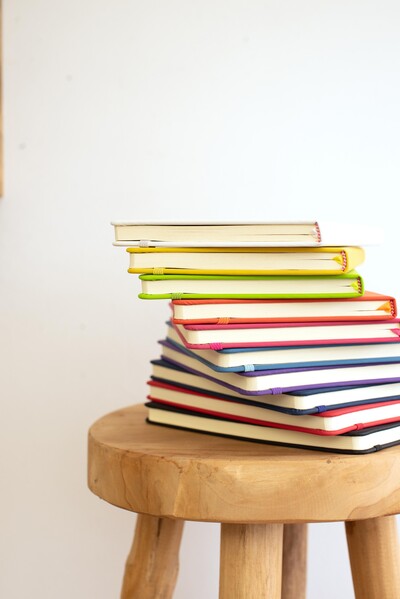 Notebook Eva | Recycled PU | A5 | Lined - white