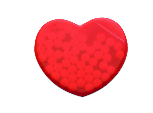 Heart shape peppermint box Coramint