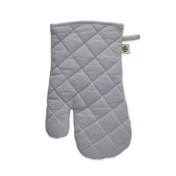 Organic cotton oven glove Nevon - Grey